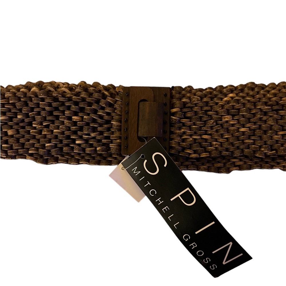 Spin by Mitchell Gross Coconut Beads Belt